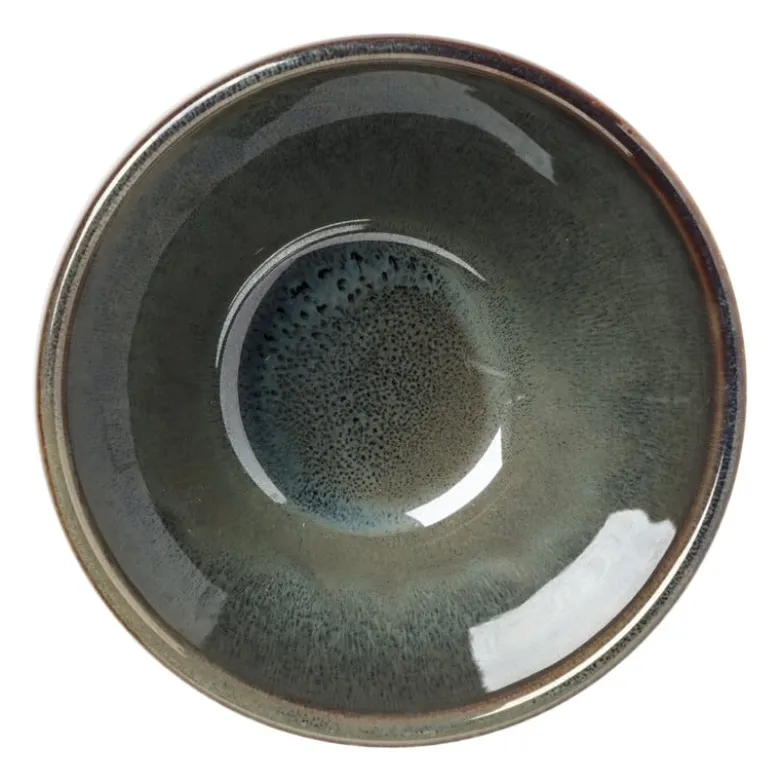 Schaal facet - groen - ⌀9x5.7 cm