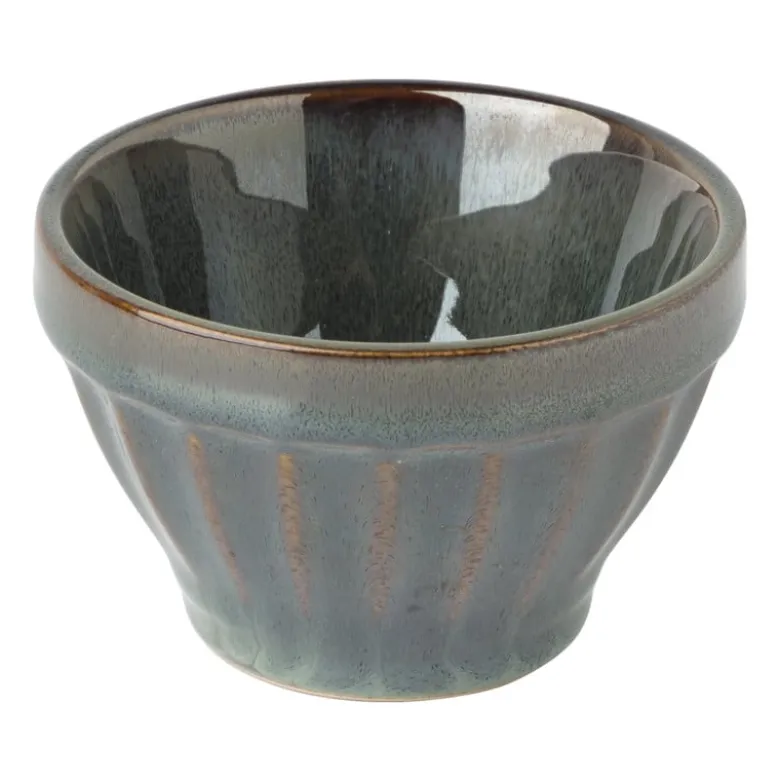 Schaal facet - groen - ⌀9x5.7 cm