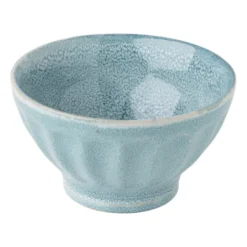 Schaal facet - turquoise - ⌀13x7.5 cm
