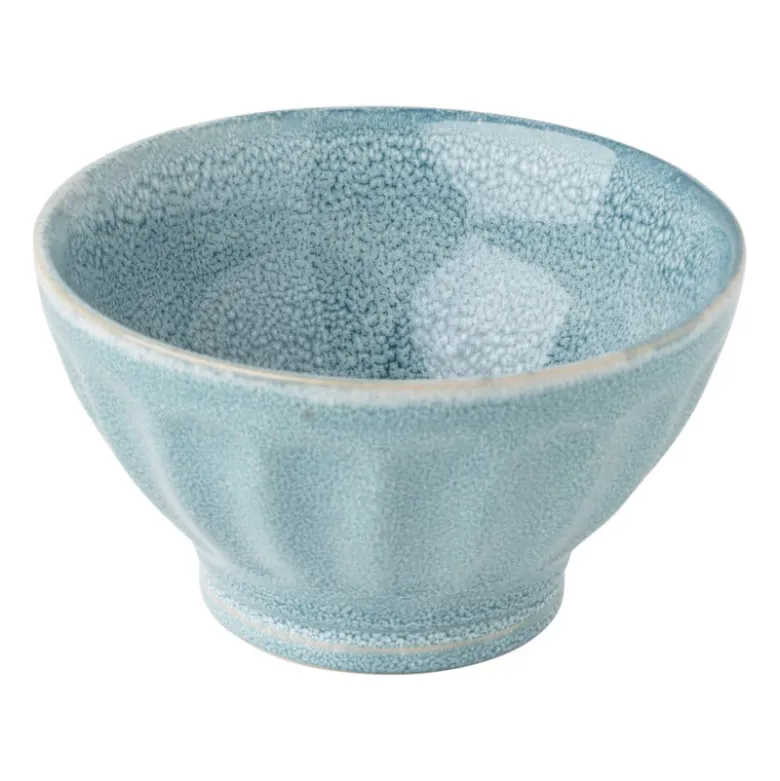 Schaal facet - turquoise - ⌀13x7.5 cm