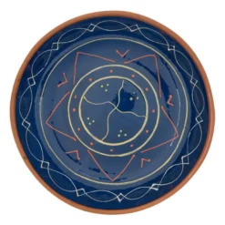 Schaal Fiesta - blauw - 27 cm