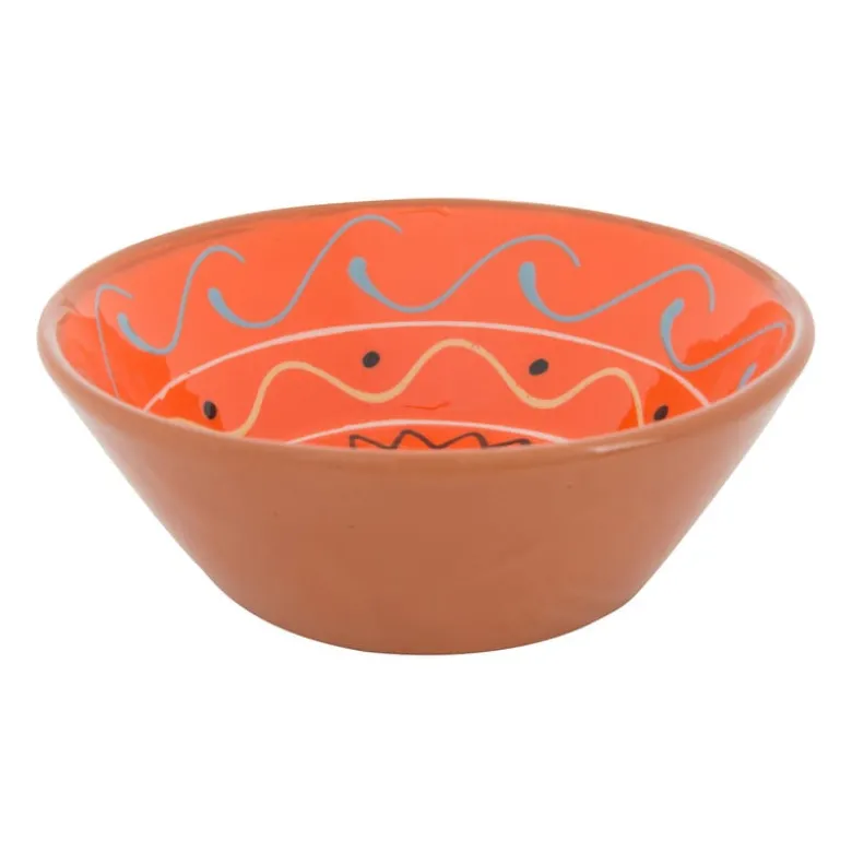 Schaal Fiesta - oranje - 15 cm
