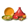 Schaal Selena - rood - 8 cm