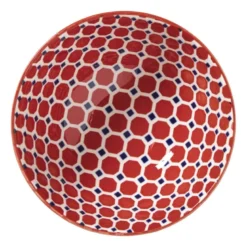Schaaltje Anne middel - rood/blauw - ø12.3x5.8 cm