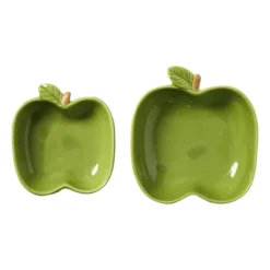 Schaaltje appel klein - groen - 3.3x9.8x10 cm