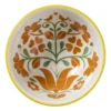 Schaaltje klein Britt - oranje/bruin - ø9x4.6 cm