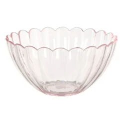 Schaaltje klein geschulpt - roze - ø11.5x5.6 cm