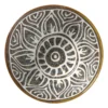 Schaaltje Nori rond - blauw/bruin - ø10.5x5.8 cm