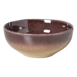 Schaaltje Olivia - bordeauxrood/beige - ø16.8x7 cm