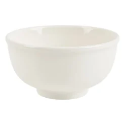 Schaaltje rond – wit – 11.5x6 cm