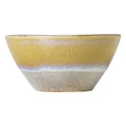 Schaaltje roots - oker - ø8.5x4 cm