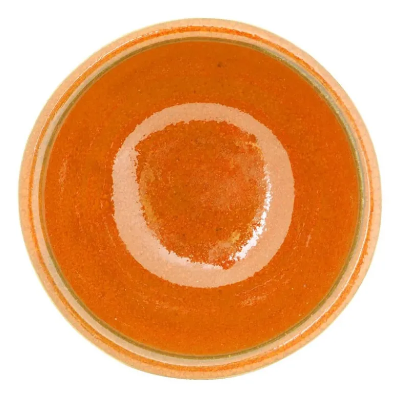 Schaaltje Selena - oranje - 8 cm