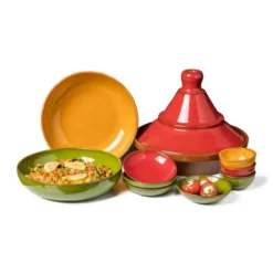 Schaaltje Selena - oranje - 8 cm