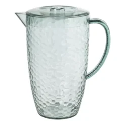 Schenkkan dots - groen - 14x9.2x23.8 cm