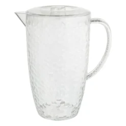 Schenkkan dots - transparant - 1.9 liter
