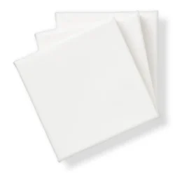 Schildersdoek canvas - 10x10 cm - set van 3