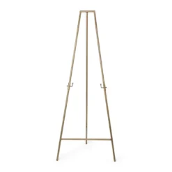 Schildersezel voor welkomstbord - goud - 146.7 cm