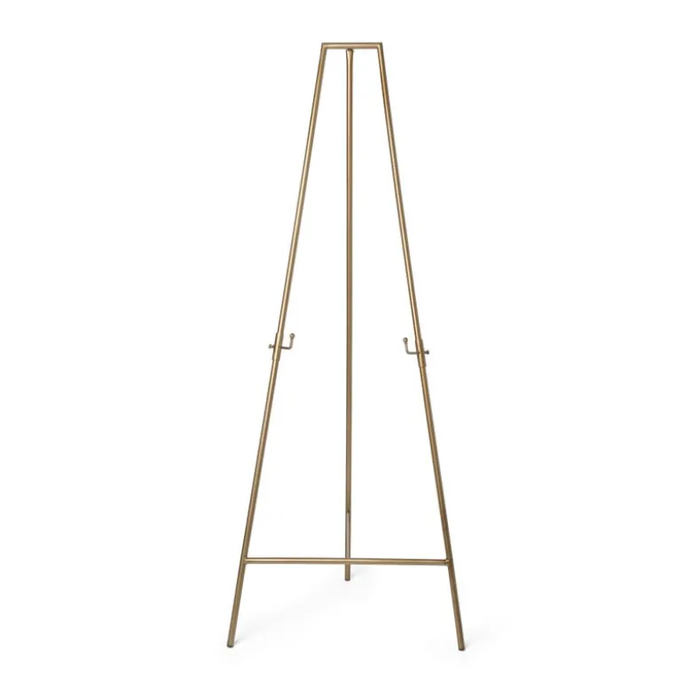 Schildersezel voor welkomstbord - goud - 146.7 cm