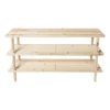 Schoenenrek 3-laags - hout - 40x77x26 cm