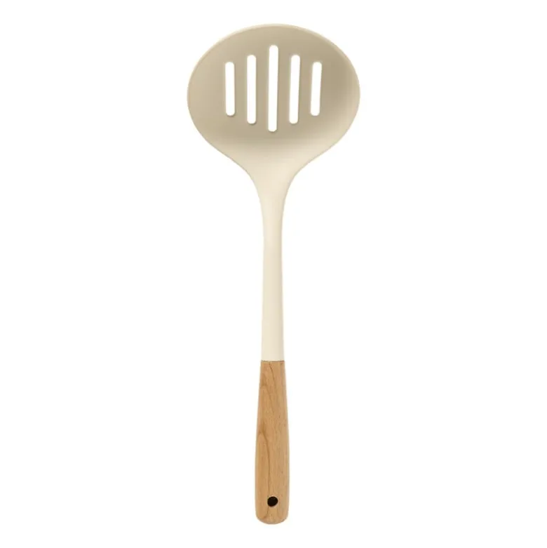 Schuimspaan - wit - 34 cm