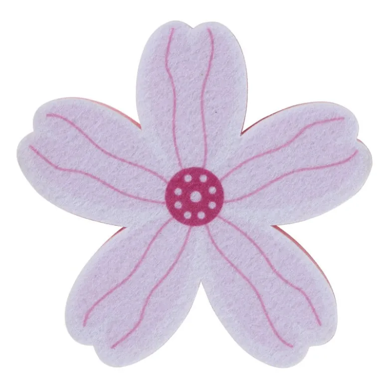 Schuurspons bloem - diverse varianten - 10x7x3 cm