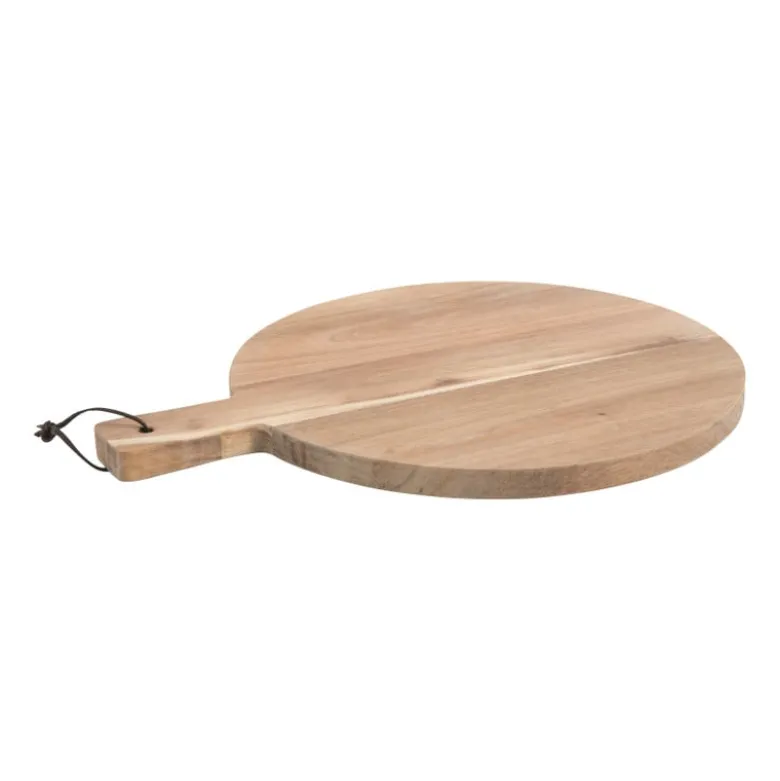 Serveerplank Acacia rond - 38x30x1,9 cm