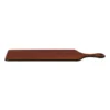 Serveerplank glas - bruin - 43x12 cm