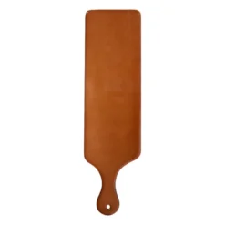 Serveerplank glas - bruin - 43x12 cm