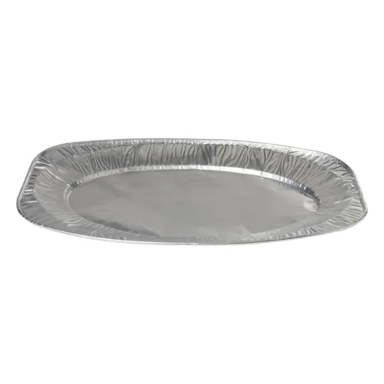 Serveerschaal - aluminium - 2.9x42.6x28.6 cm - set van 2