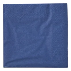 Servetten donkerblauw - 33x33 cm - set van 20