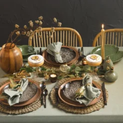 Servetten groen - set van 2 - 40x40 cm