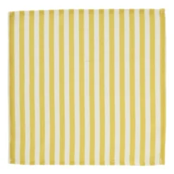 Servetten olijf/citroen - geel/groen - set van 2 - 40x40 cm