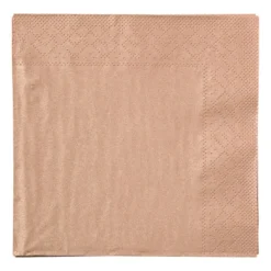 Servetten - roségoudkleurig - set van 20