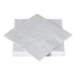 Servetten - zilverkleurig - set van 20