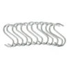 S haken - rvs - set van 12