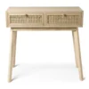 Sidetable Java met laden - bruin - 77.5x80x30 cm