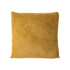 Sierkussen blokje - geel - 45x45 cm