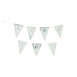 Slinger baby boy - blauw/goud - 2x200 cm
