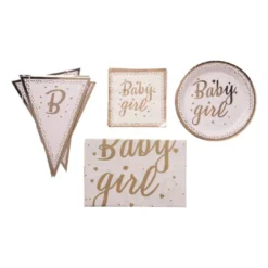 Slinger baby girl - roze/goud - 2x200 cm