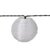Slinger met 10 solar lampjes - wit - 4 meter
