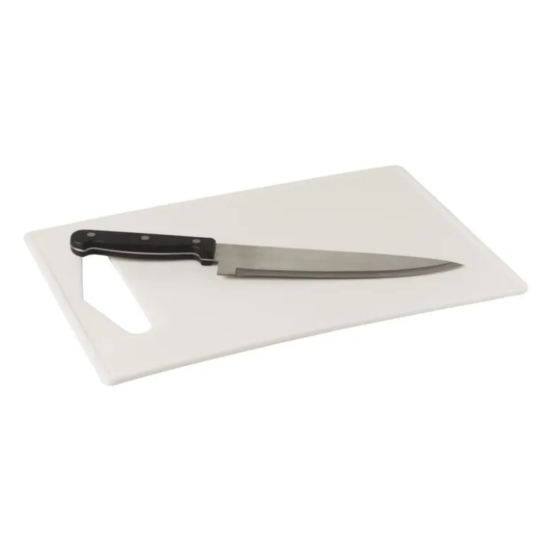 Snijplank kunststof - wit - 24x35 cm