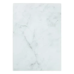 Snijplank marmeren look - wit - 30x42x0.04 cm