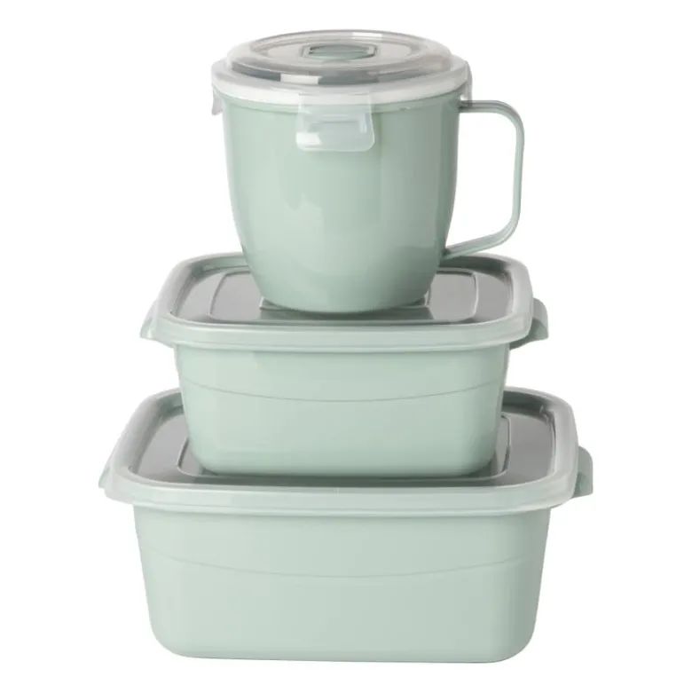 Soepbakje voor magnetron - 620 ml - groen