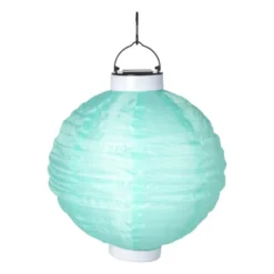 Solar tuinlampion - blauw - ø25 cm