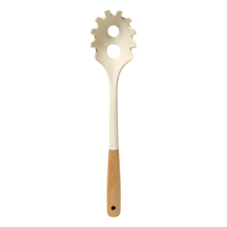 Spaghetti lepel - wit - 34 cm
