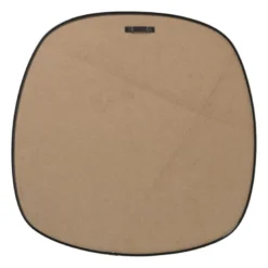 Spiegel basic - zwart - 32.5x32.5 cm