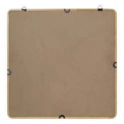 Spiegel Lindt - vierkant - bruin - 60x60 cm