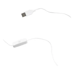 Spiegel met golven LED - geel/roze - 40x23x1.4 cm