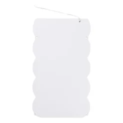 Spiegel met golven LED - geel/roze - 40x23x1.4 cm