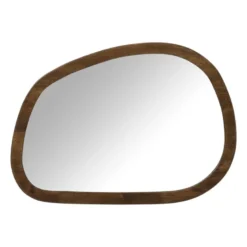 Spiegel organic - bruin - 38x55 cm